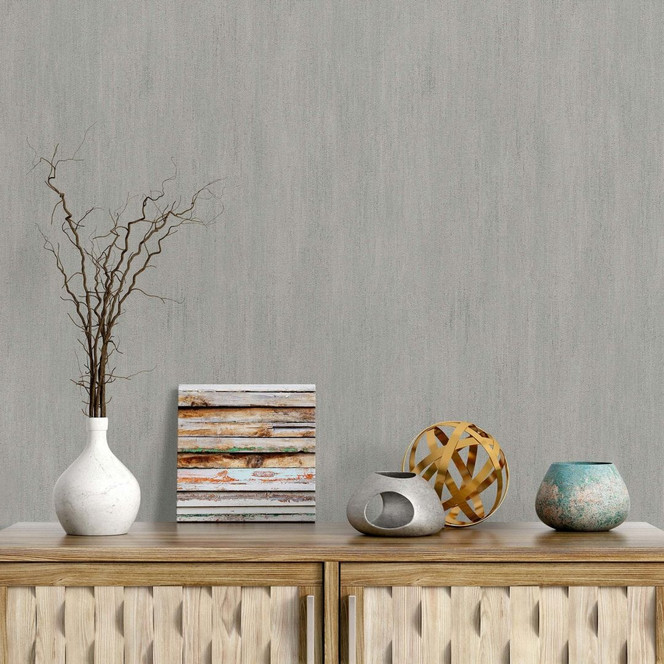 Vliestapete, Unitapete Cameo taupe