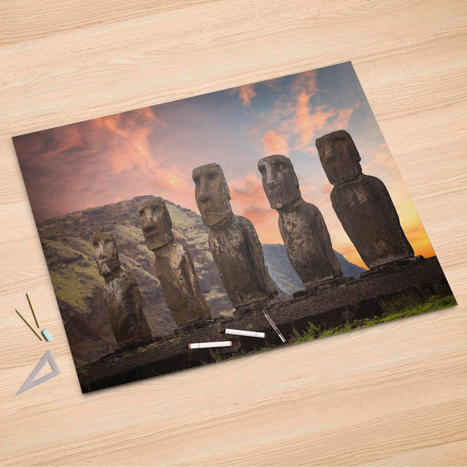 Folienbogen (150x100cm) - Easter Island- Bild 1