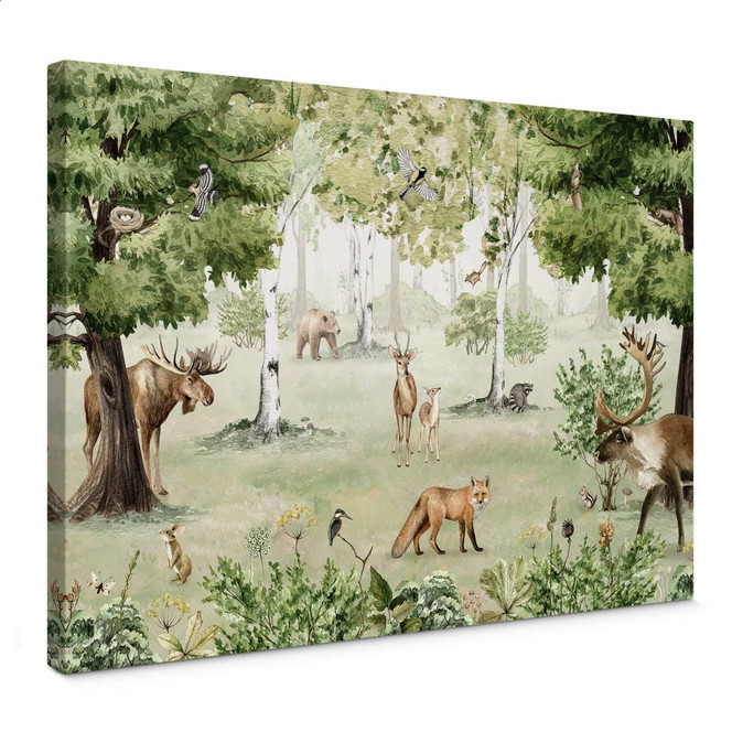 Leinwandbild Kikki Belle - Waldwunder