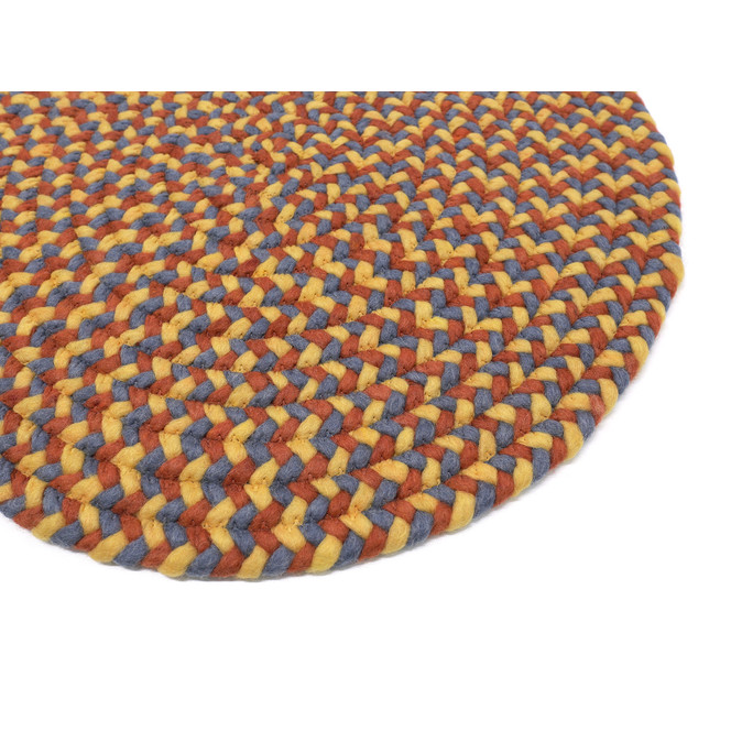 Olbia Rondo Handwebteppich Rund in 9004