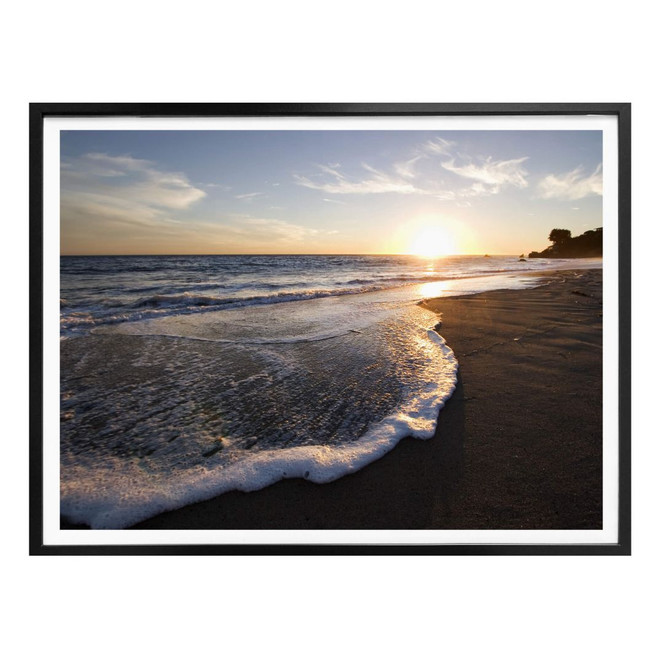 Poster Sonnenuntergang am Meer