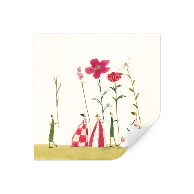 Wallprint Leffler - Blumenträger