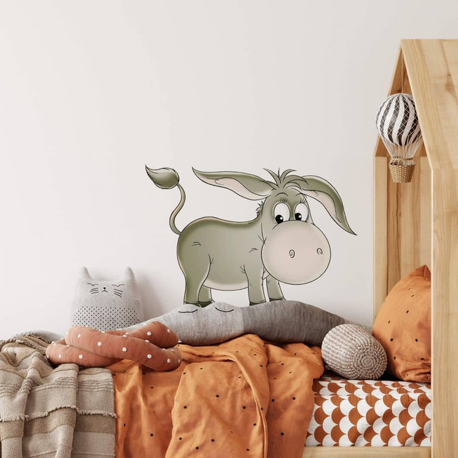 Wandsticker Esel