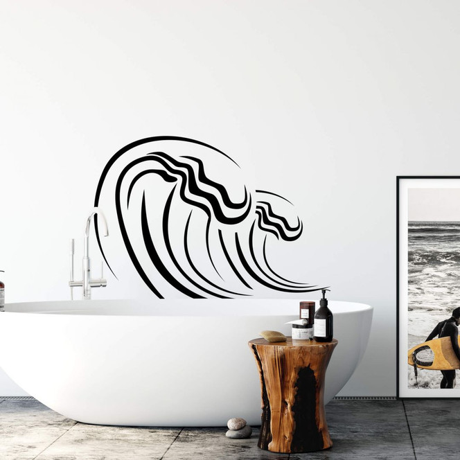 Wandtattoo Welle 3