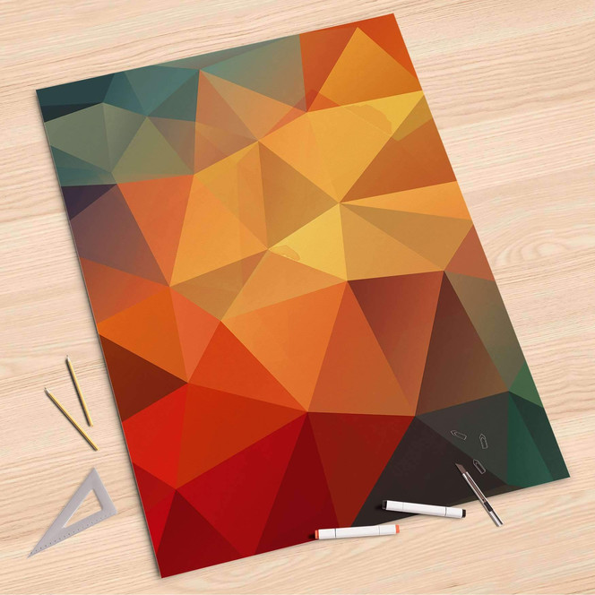 Folienbogen (80x120cm) - Polygon- Bild 1