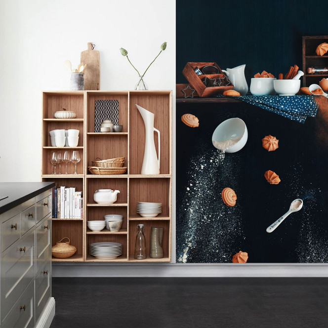 Fototapete Belenko - Cookies from the top