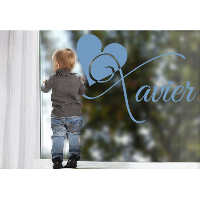 Glasdekor Wunschtext Inititale X - Bild 1