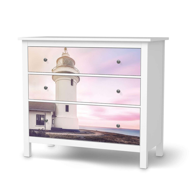 Möbelfolie IKEA Hemnes Kommode 3 Schubladen - Lighthouse- Bild 1