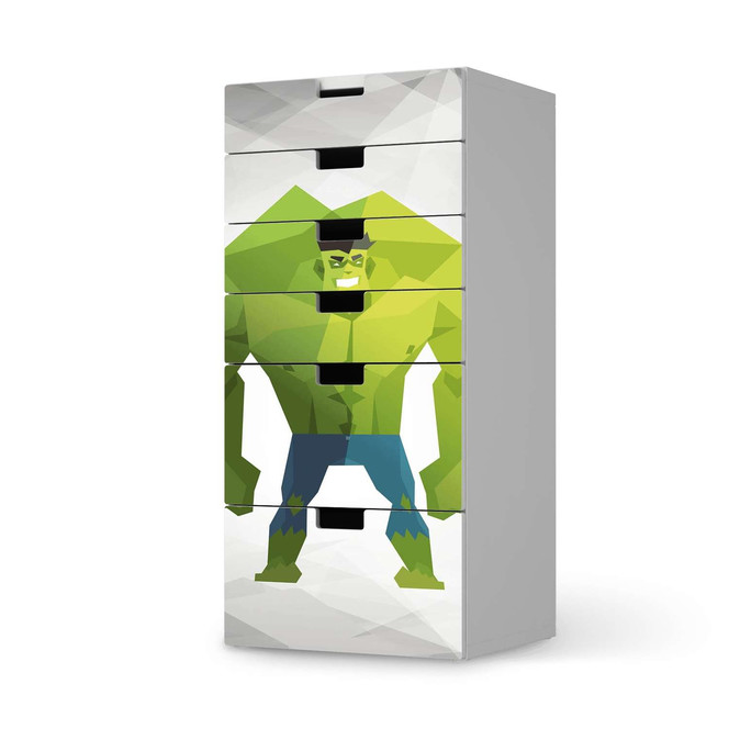 Klebefolie IKEA Stuva / Malad Kommode - 6 Schubladen - Mr. Green- Bild 1