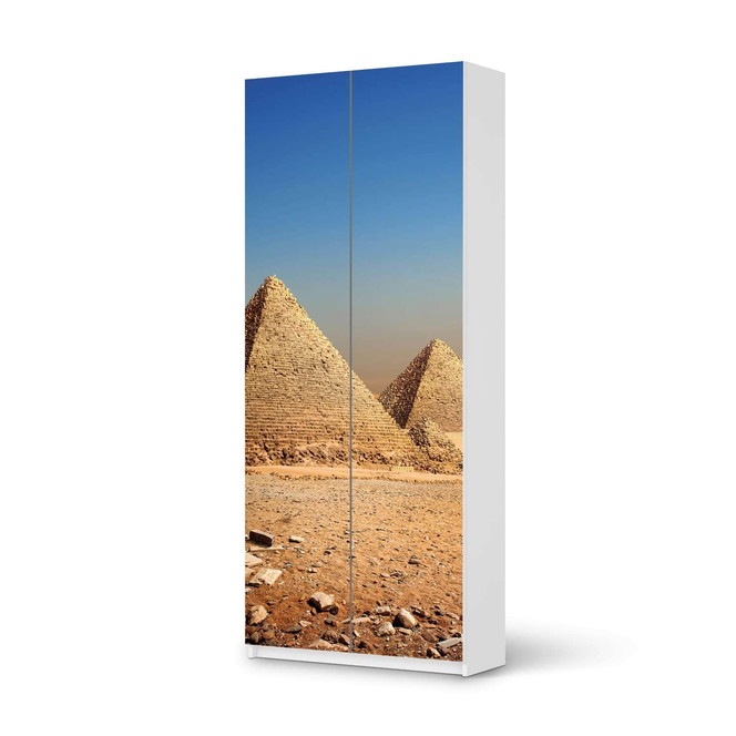 Möbelfolie IKEA Pax Schrank 236cm Höhe - 2 Türen - Pyramids- Bild 1