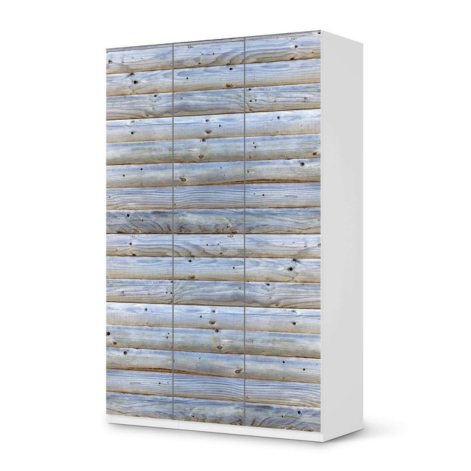 Möbelfolie IKEA Pax Schrank 236cm Höhe - 3 Türen - Greyhound- Bild 1