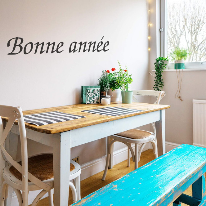 Wandtattoo Bonne année