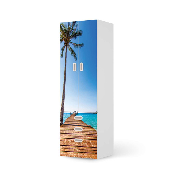 Klebefolie IKEA Stuva / Fritids - 3 Schubladen und 2 grosse Türen - Caribbean- Bild 1