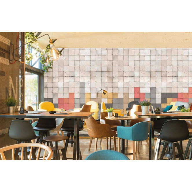 Architects Paper Fototapete Atelier 47 Mosaic Tetris grafisch - Bild 1