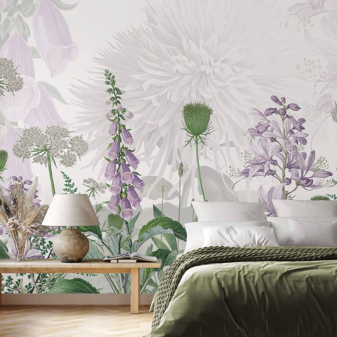 Fototapete Sir Edward - Lila Fingerhut