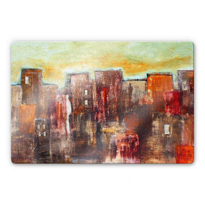 Glasbild Melz - Citylife