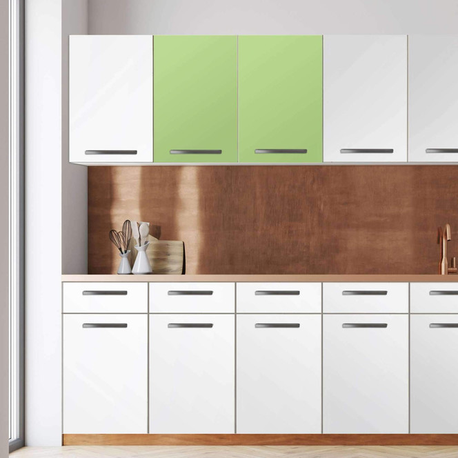 Klebefolie - Wandschrank 80cm Breite - Hellgrün Light
