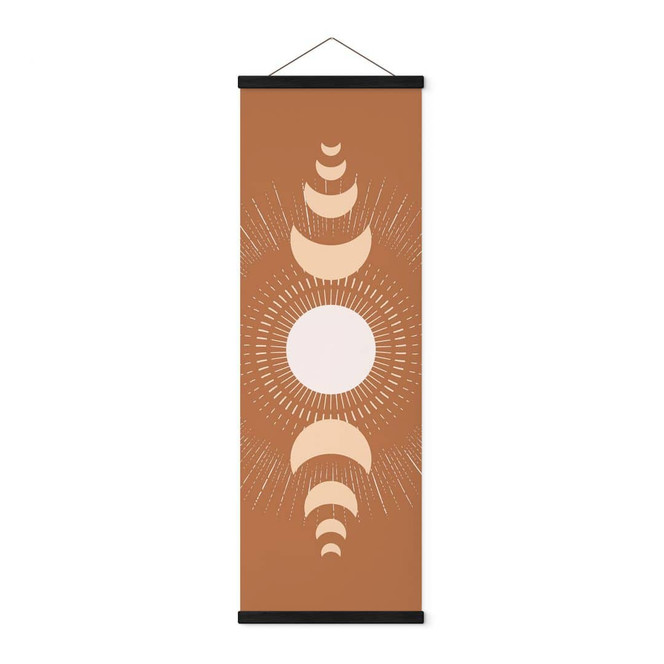 Stoffbild Mondzyklen - Sonne und Mond im Einklang - KsanaKalpa - Panorama