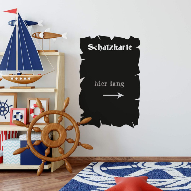 Tafelfolie Schatzkarte