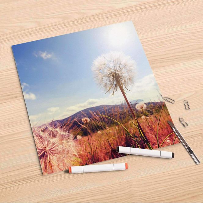 Folienbogen (30x30cm) - Dandelion- Bild 1