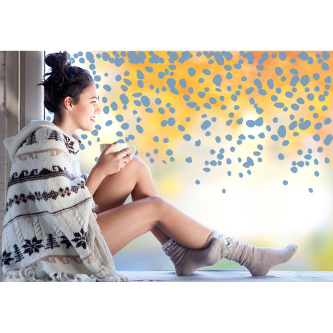 Glasdekor Der erste Schnee - Bild 1