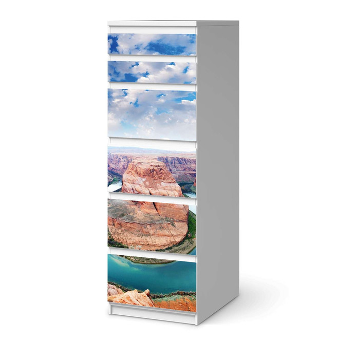 Klebefolie IKEA Malm Kommode 6 Schubladen (schmal) - Grand Canyon- Bild 1