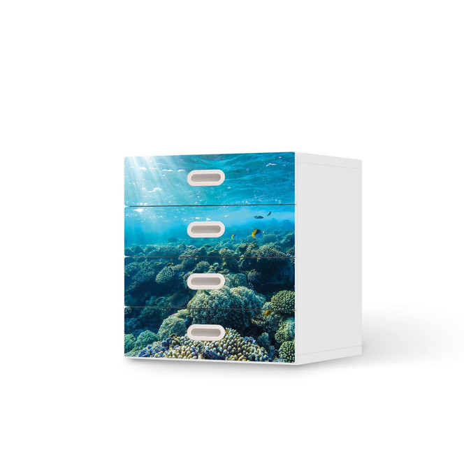 Klebefolie IKEA Stuva / Fritids Kommode - 4 Schubladen - Underwater World- Bild 1