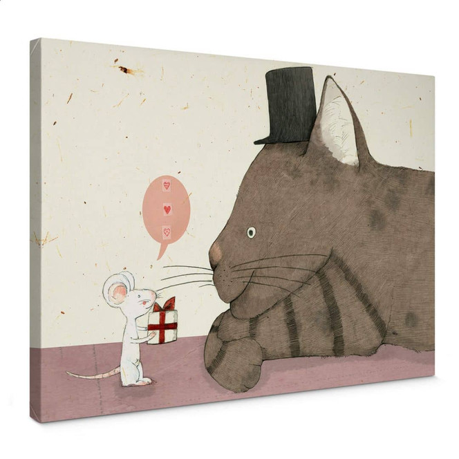 Leinwandbild Loske - Geschenk