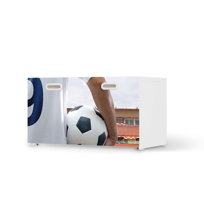 Möbelfolie IKEA Stuva / Fritids Bank mit Kasten - Footballmania- Bild 1