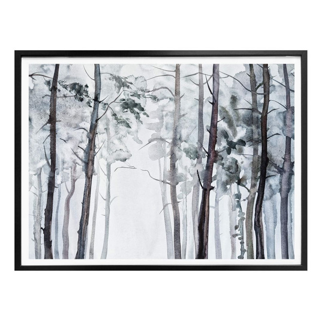 Poster Aquarell Wald