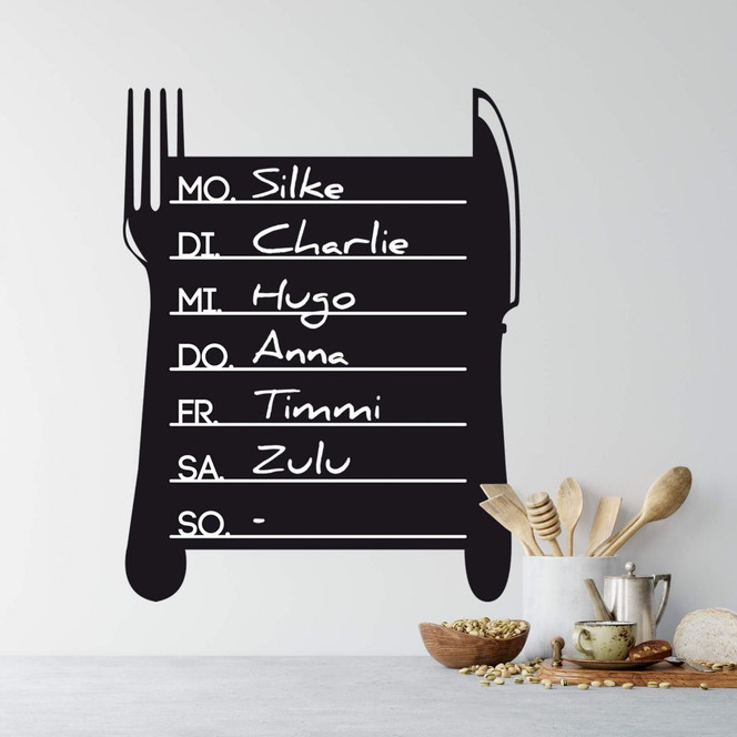 Tafelfolie Wochenplaner 4 - Bild 1