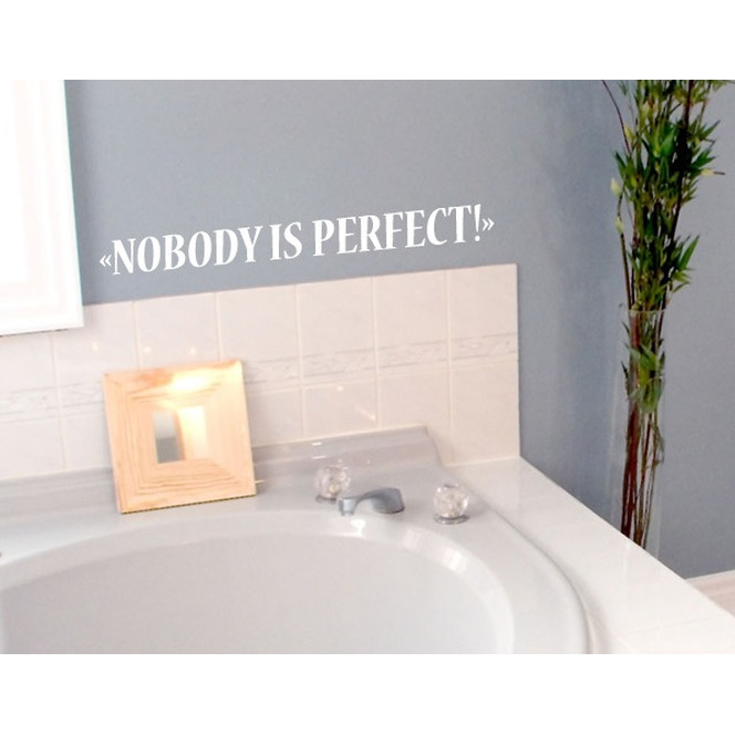 Wandtattoo Nobody is perfect 2