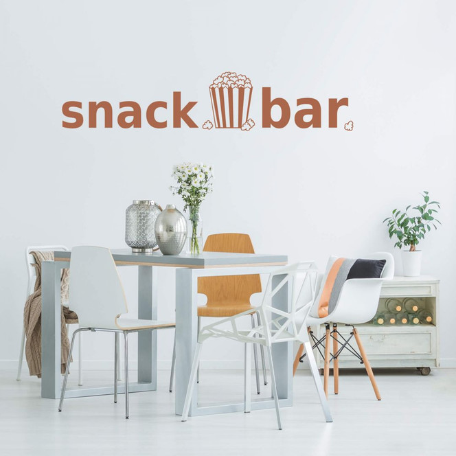 Wandtattoo Snackbar