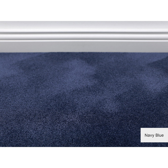 Cannes Softflor Teppichboden Meterware in Navy Blue