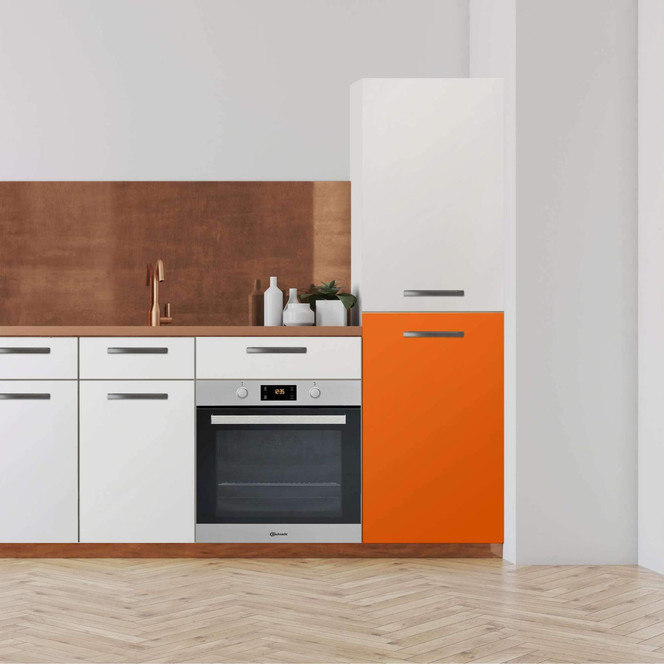 Klebefolie - Hochschrank (60x100cm) - Orange Dark- Bild 1