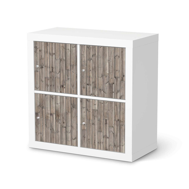 Klebefolie IKEA Kallax Regal 4 Türen - Dark washed- Bild 1