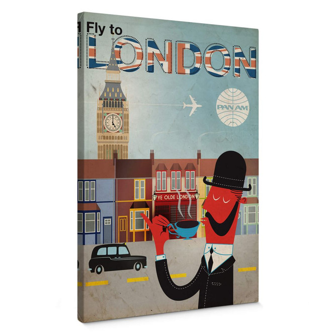 Leinwandbild PAN AM - Fly to London