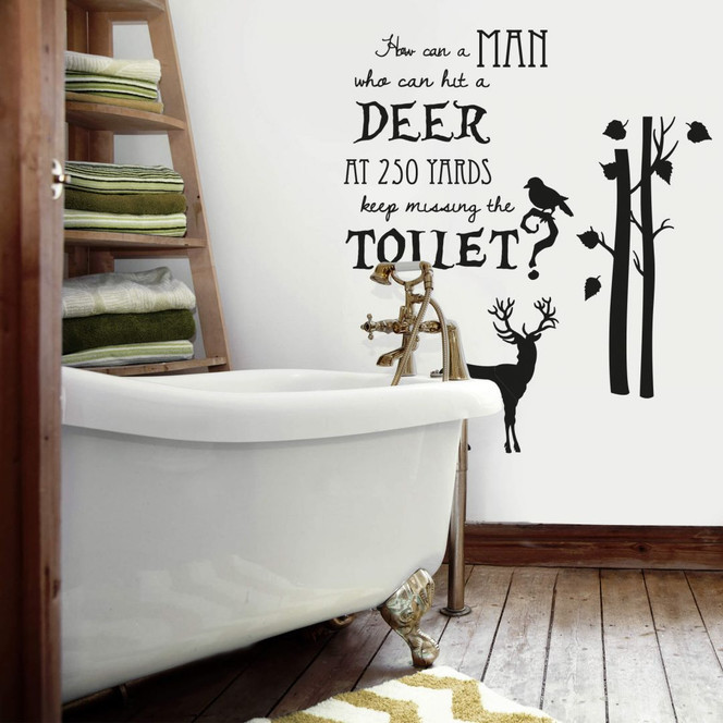 Wandtattoo How can a man...