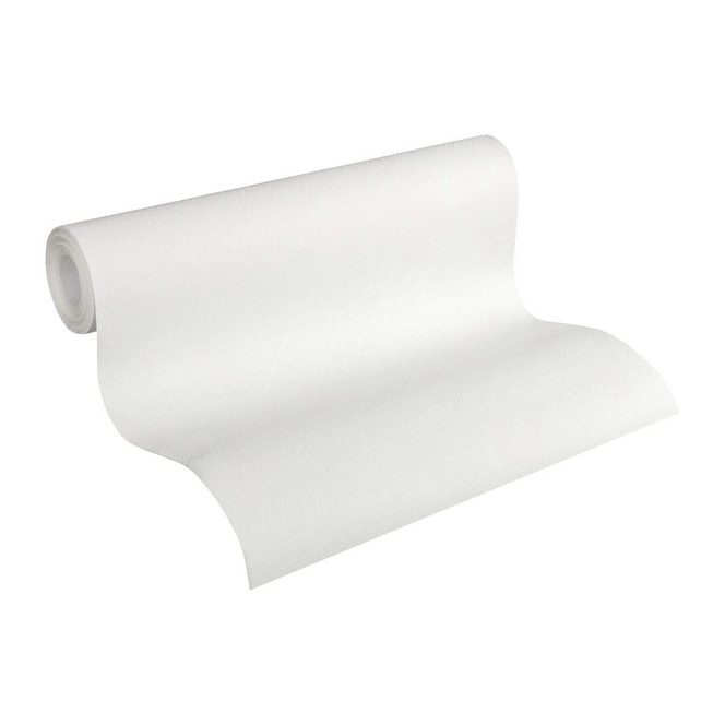 A.S. Création Vliestapete Meisterputz Strukturtapete weiss