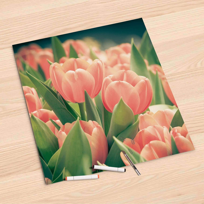 Folienbogen (60x60cm) - Tulips for You- Bild 1