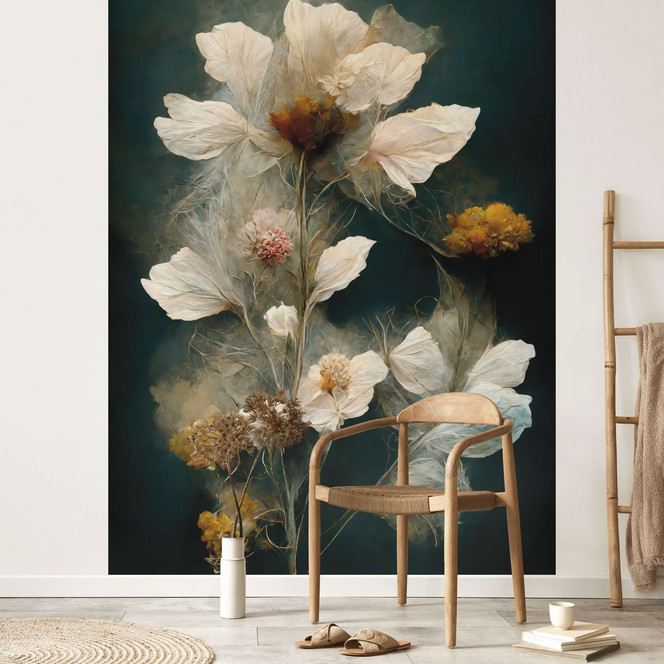 Fototapete Vergängliche Blütenpracht | Florale Tapete - Treechild