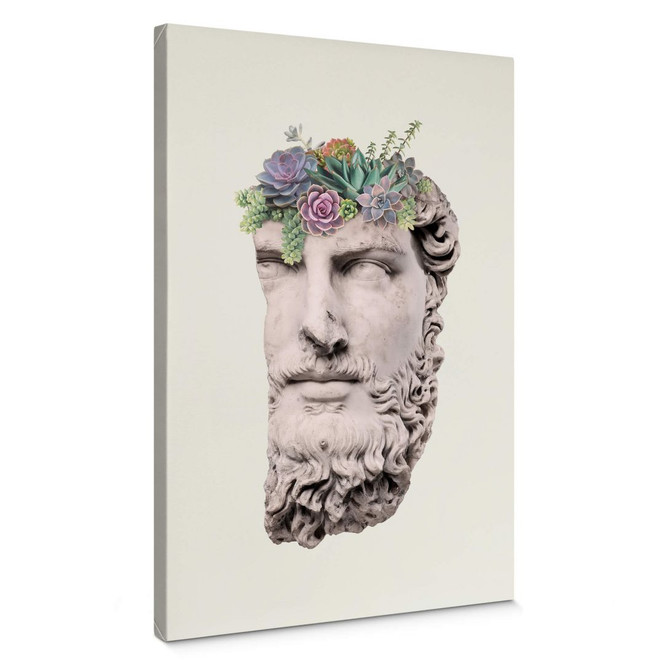 Leinwandbild Loose - Succulent Sculpture