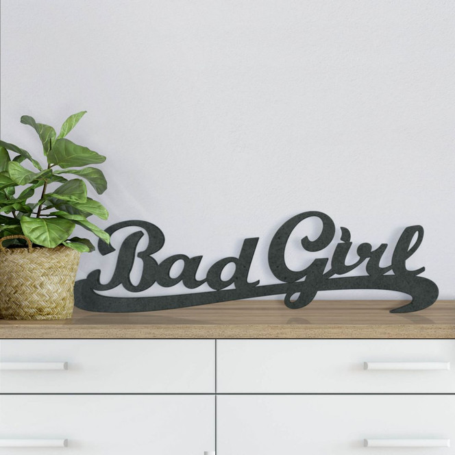 MDF-Holzbuchstaben Bad Girl - Bild 1