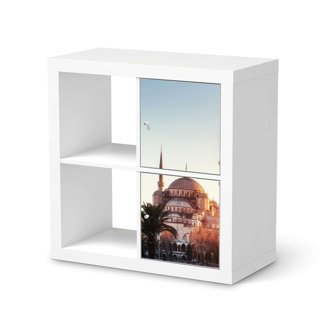 Möbelfolie IKEA Kallax Regal 2 Türen (hoch) - Blue Mosque- Bild 1