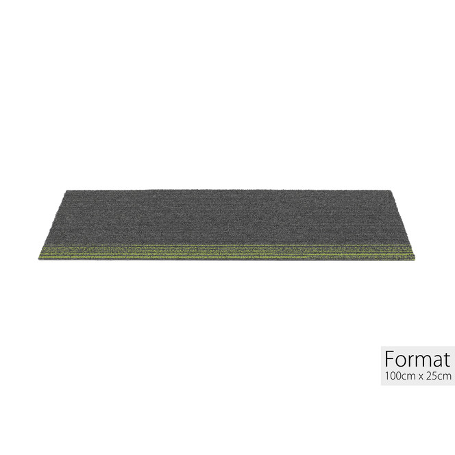 Off Line Interface Teppichfliese in Pepper Lime 9008