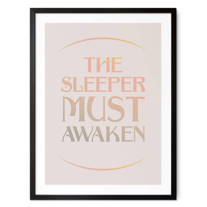 Poster Filmzitat aus Dune - The Sleeper must awaken