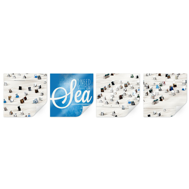 Poster Roeder - I need Vitamin Sea (4-teilig)
