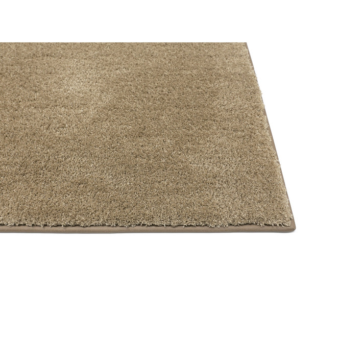 Vela Softflor Paspelteppich Rechteck Wunschmass in sand 38
