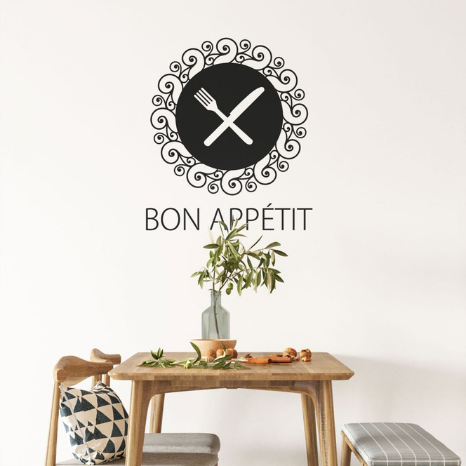Wandtattoo Bon Appétit - Ornament