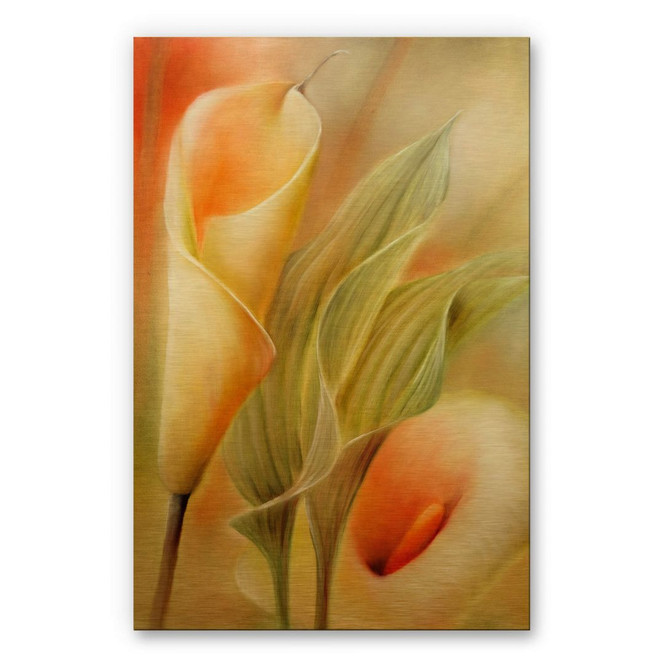 Alu-Dibond mit Goldeffekt Schmucker - Callas